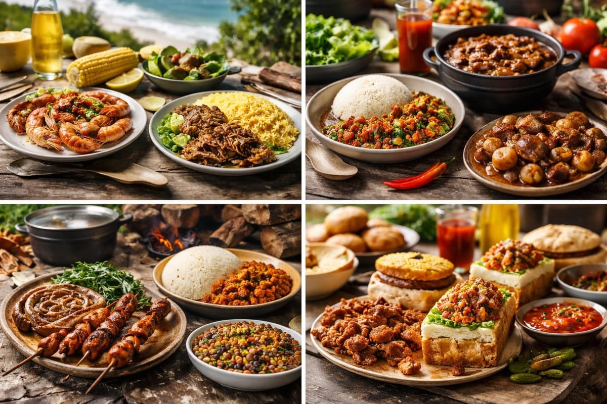 Regional diversity in South African cooking