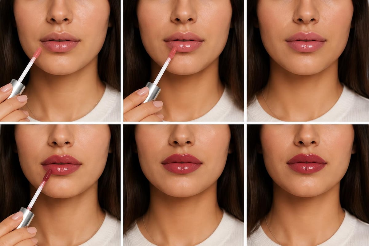 Lip oil application techniques