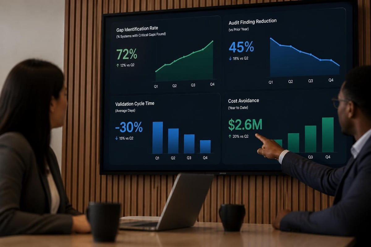 Compliance lab ROI metrics