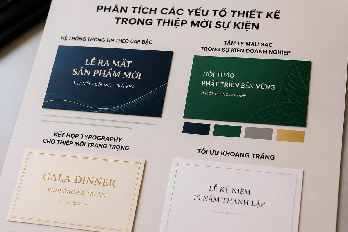 Phân tích yếu tố thiết kế thiệp