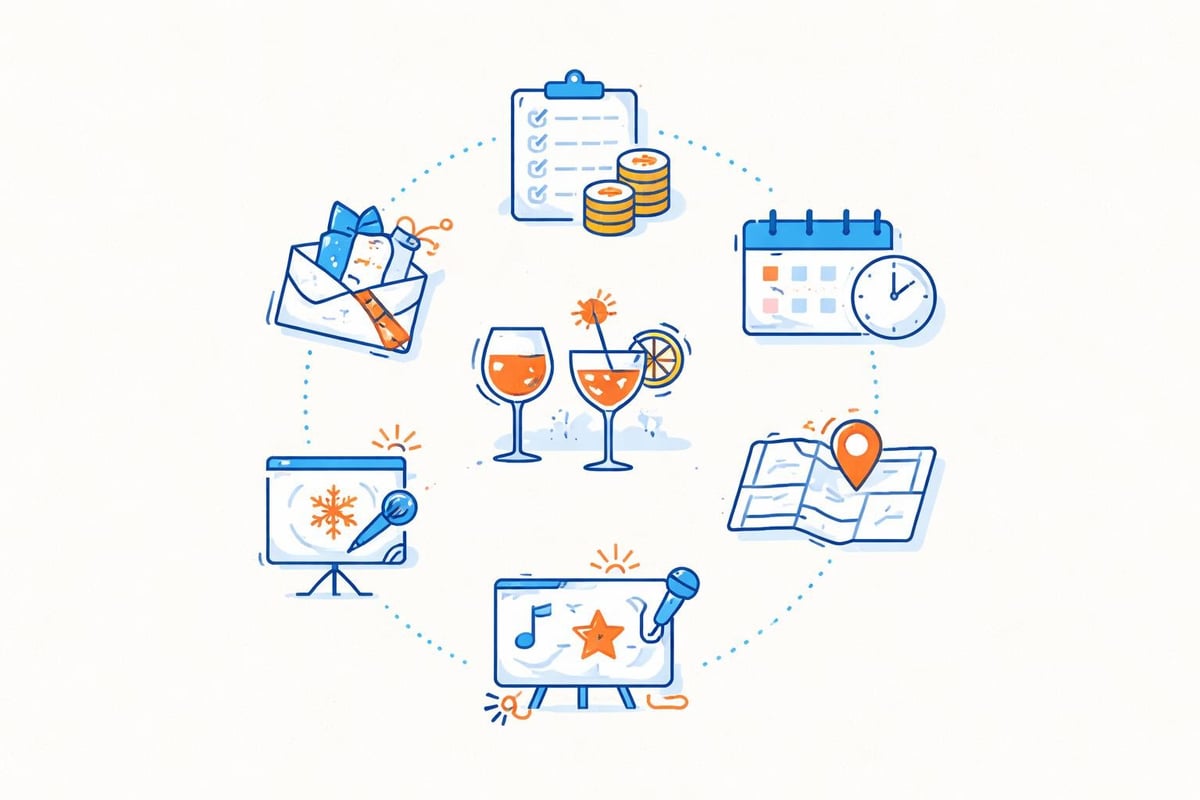 Weihnachtsfeier Planungsschritte