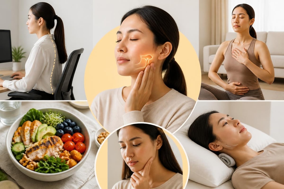 TMJ-friendly lifestyle habits