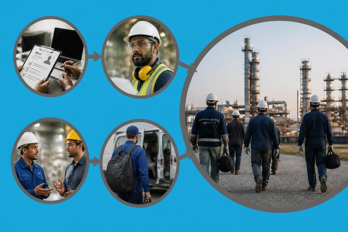 Manufacturing staffing deployment process