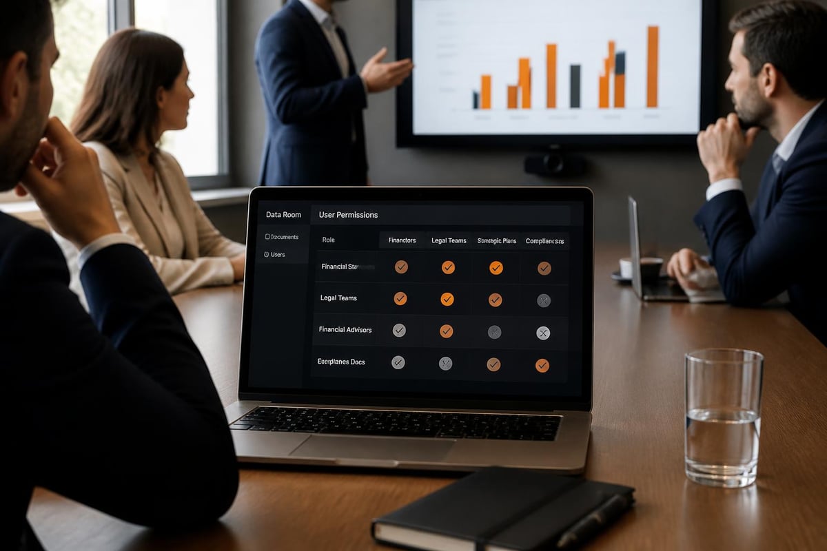 Dataroom access workflow