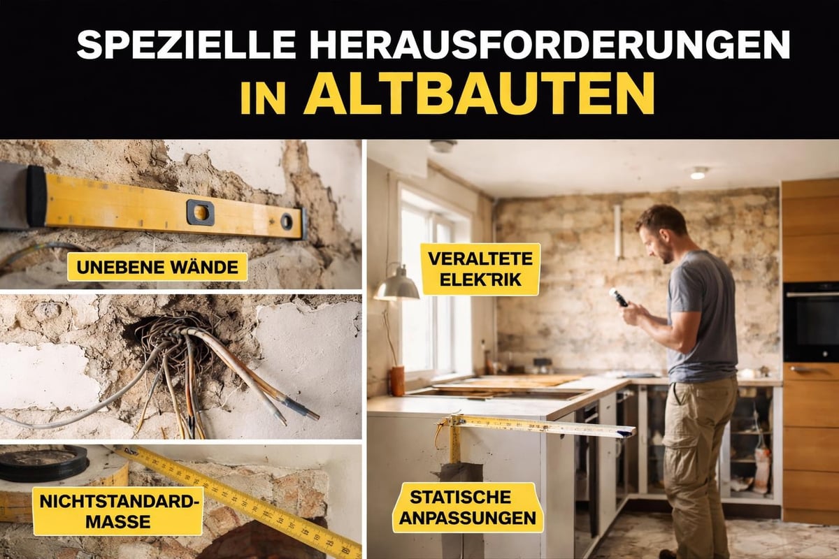 Herausforderungen Altbau-Küchen
