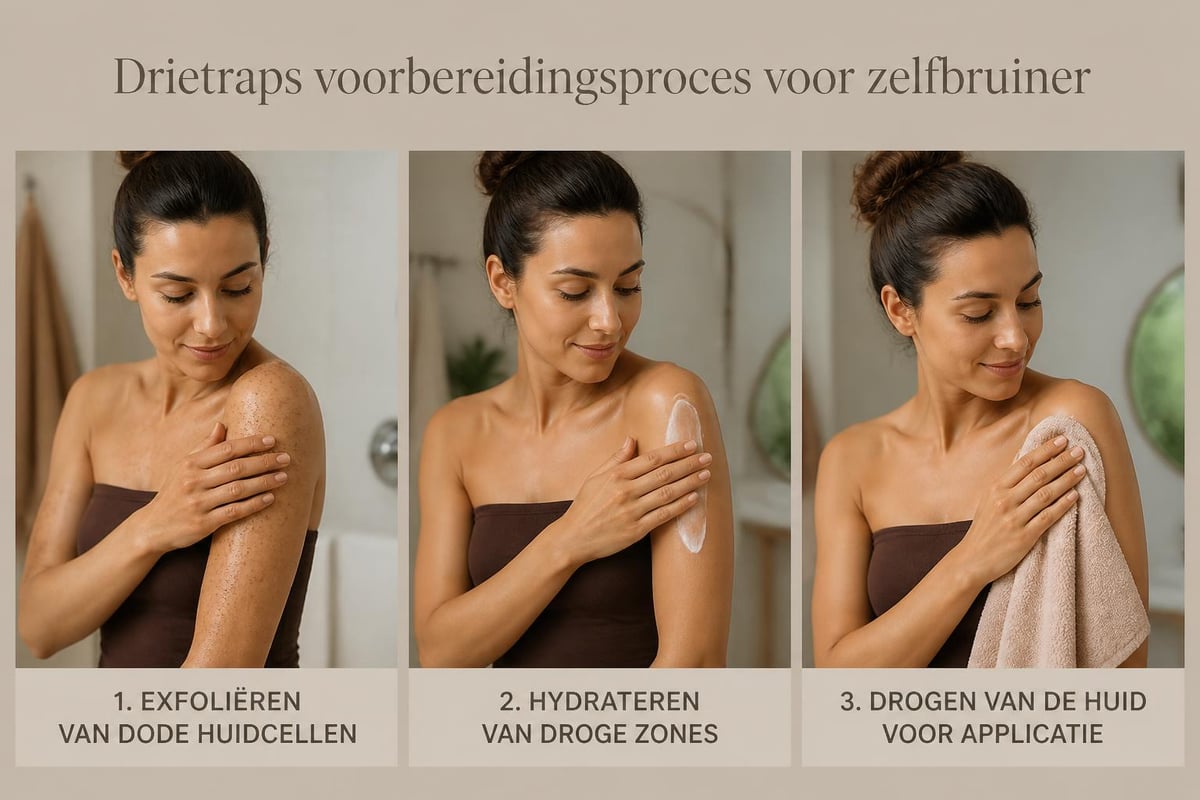 Huidvoorbereiding stappen