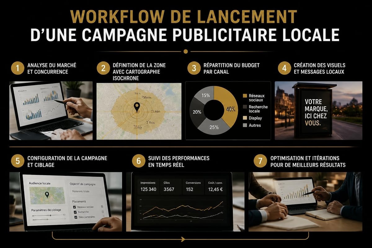 Local advertising campaign workflow