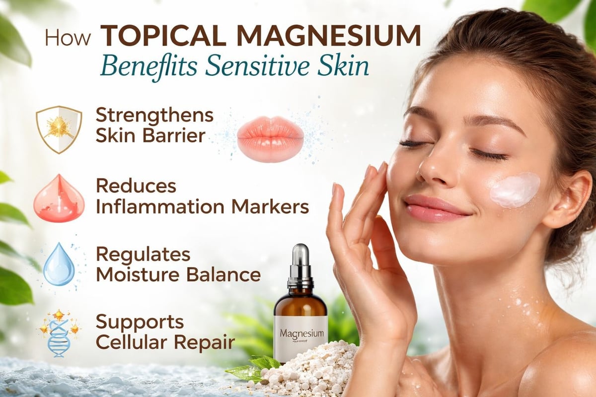 Magnesium benefits for skin barrier