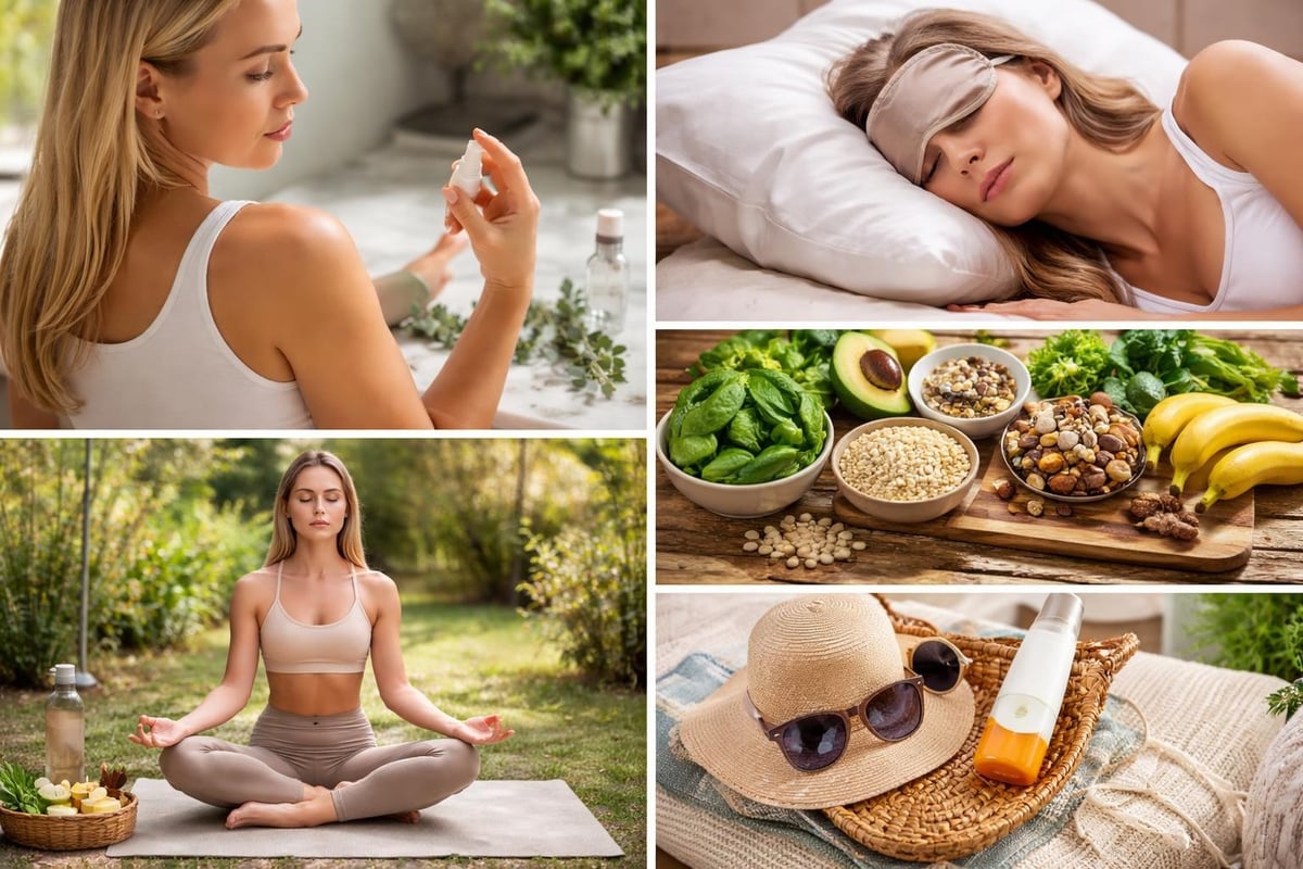 Holistic skin health routine