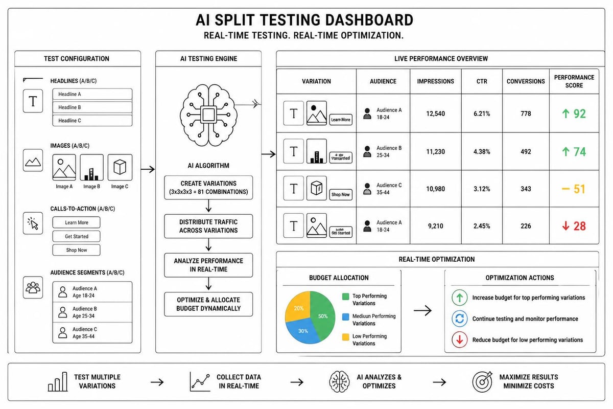 AI dynamic creative testing