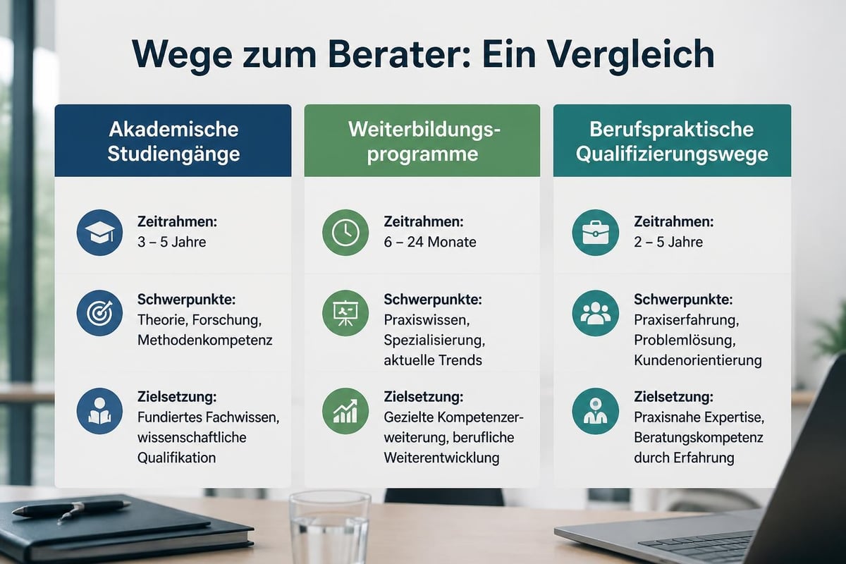Ausbildungswege Berater