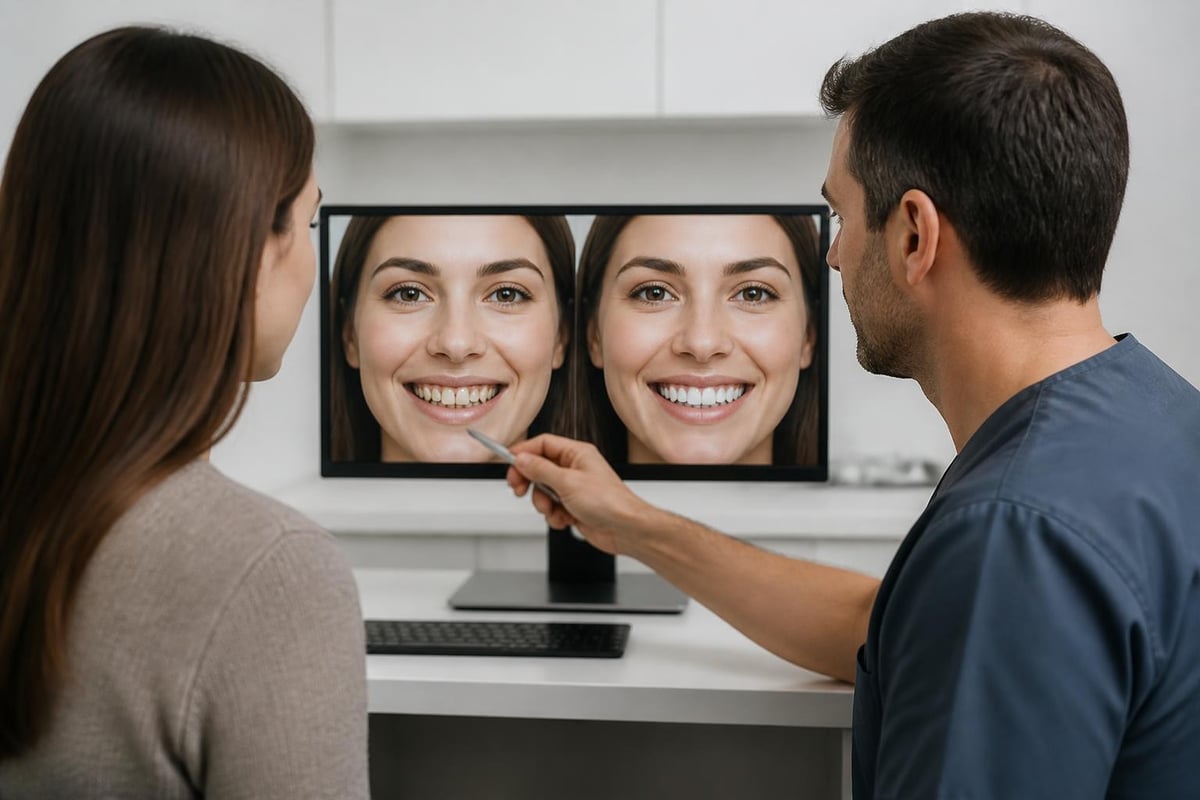 Evaluating cosmetic dentistry results