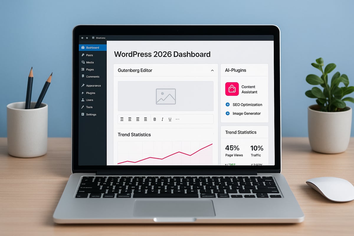 <span style="color:#3882DB"><b>WordPress 2026: Ein Überblick zu Funktionen & Neuerungen</b></span>