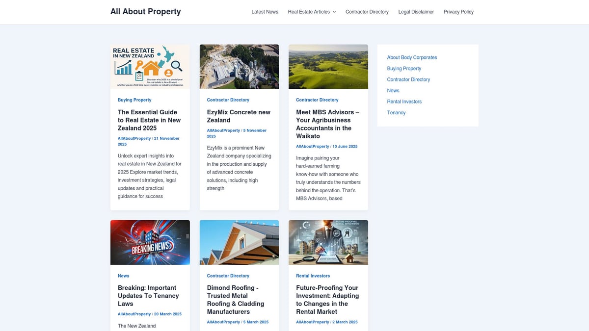 News On Property Guide: Your Essential 2025 Overview - All About Property: Your Trusted NZ Resource
