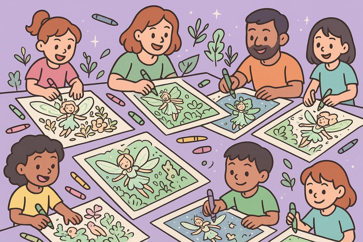 Why Fairy Coloring Pages Inspire Creativity