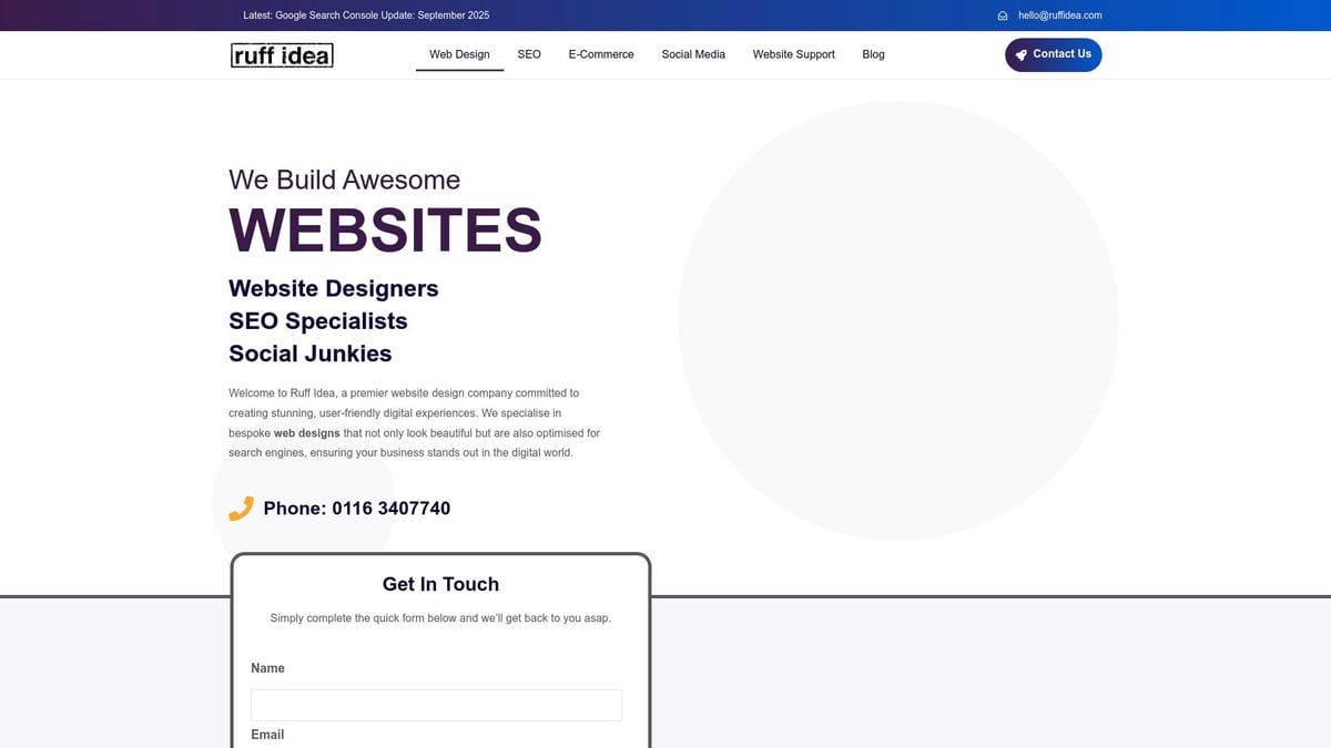 7 Essential Web Design Company Near Me Picks for 2026 - Ruff Idea
