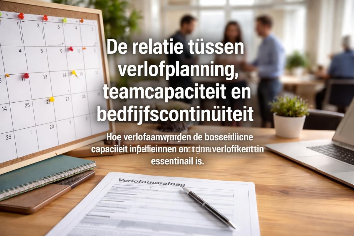 Verlofplanning impact op teamcapaciteit