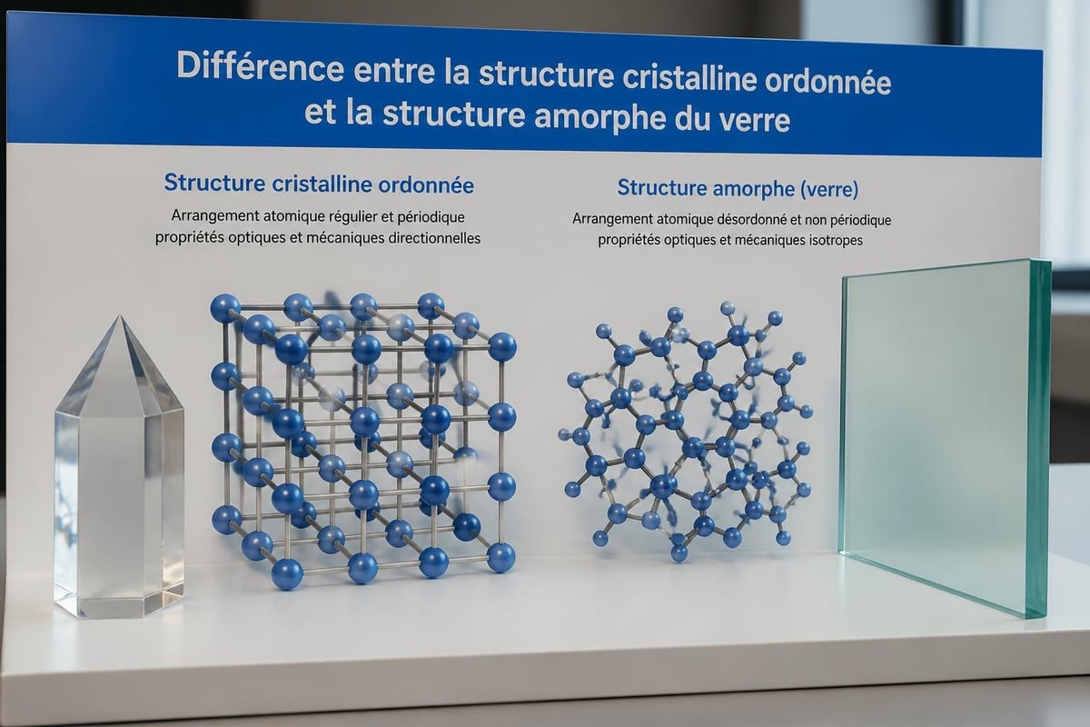 Structure moléculaire verre