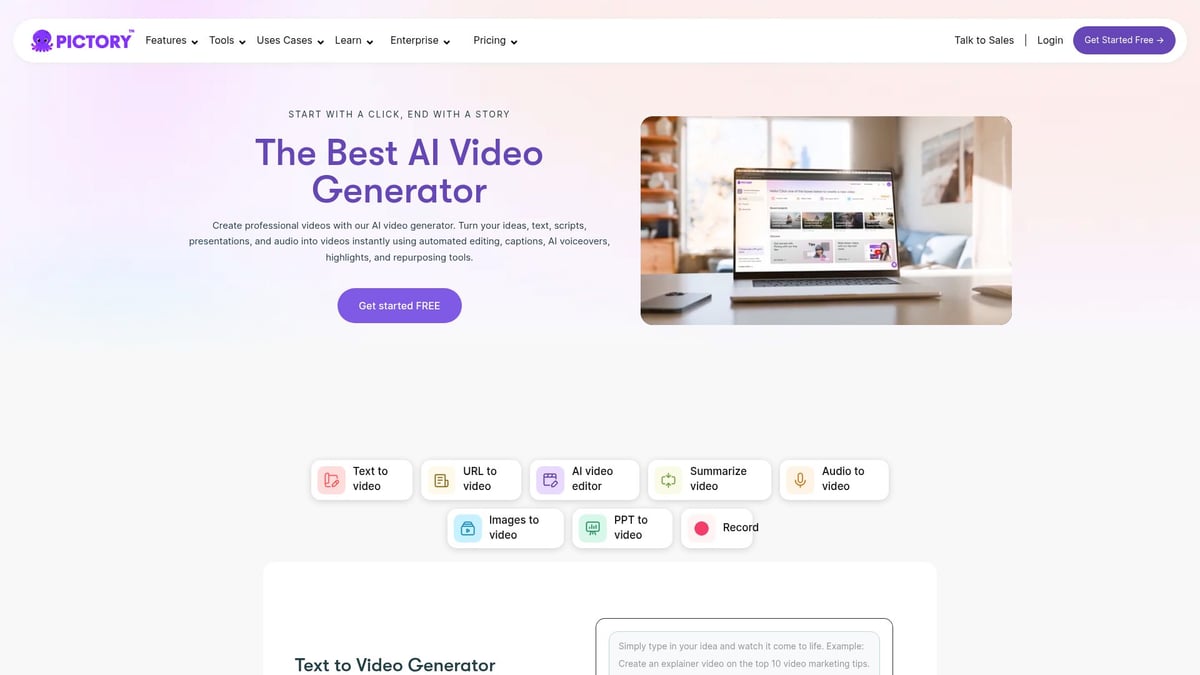 9 Game-Changing AI Video Creation Tools to Try in 2026 - Pictory