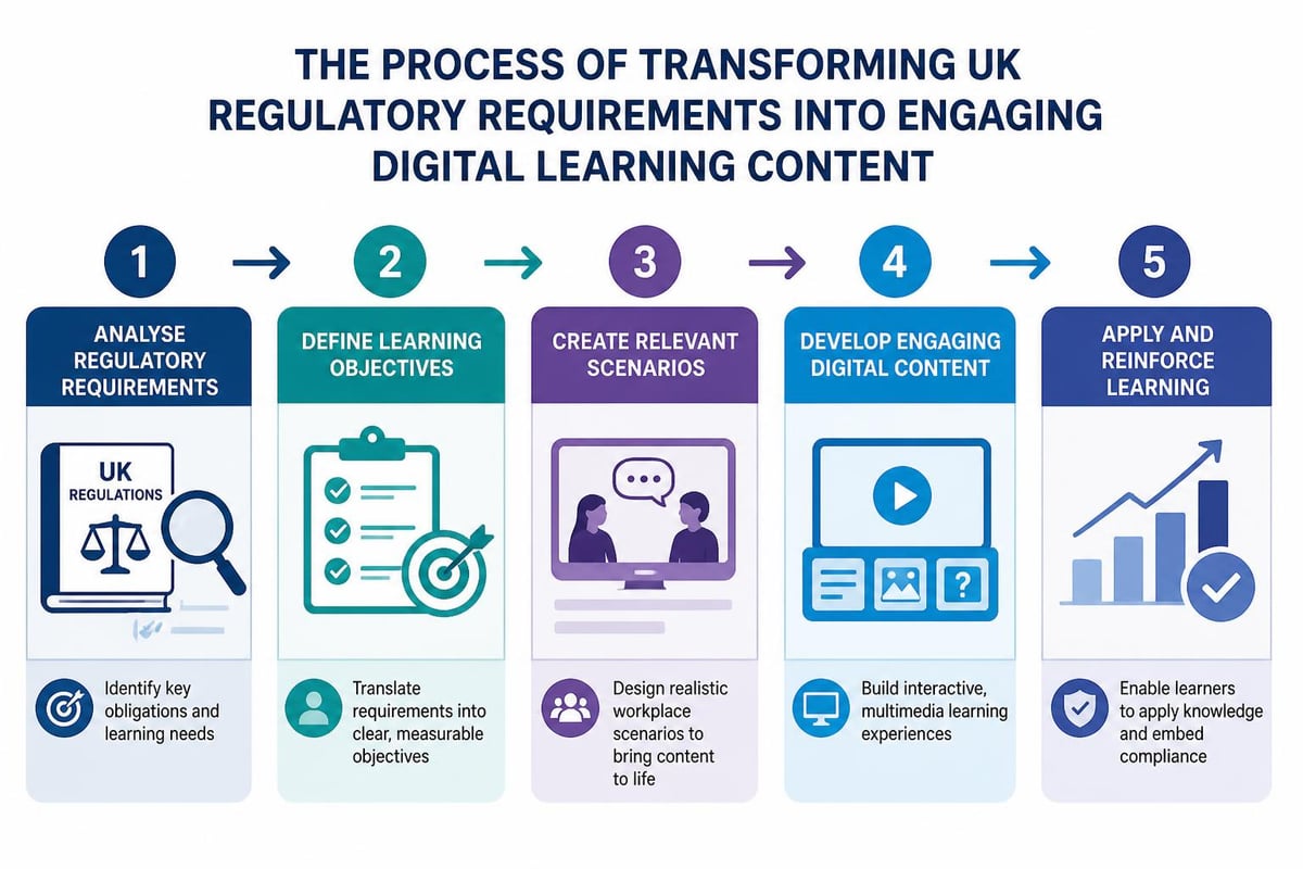 Compliance course development workflow
