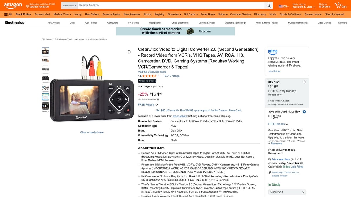Top 8 Video to Digital Converter Picks for 2025 - ClearClick Video to Digital Converter 2.0