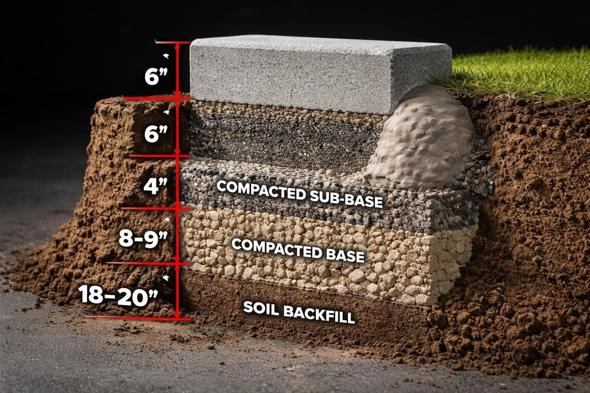 Installation cross-section