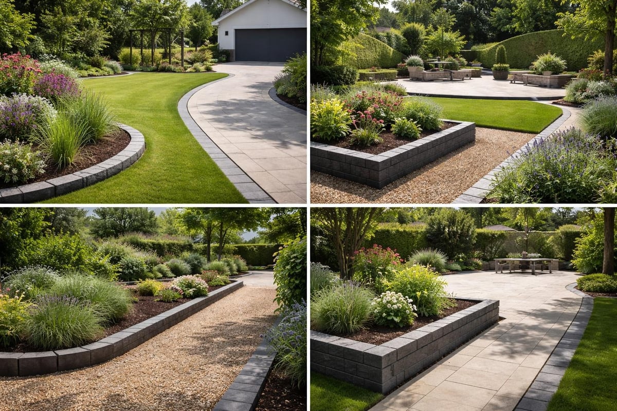 Garden zoning layout