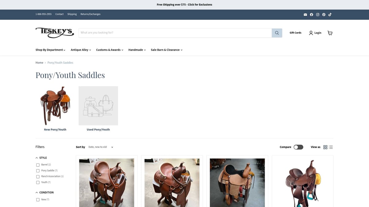 Top 7 Pony Saddles for Sale in 2025: Ultimate Buyer’s Guide - Teskey’s Youth & Pony Saddles