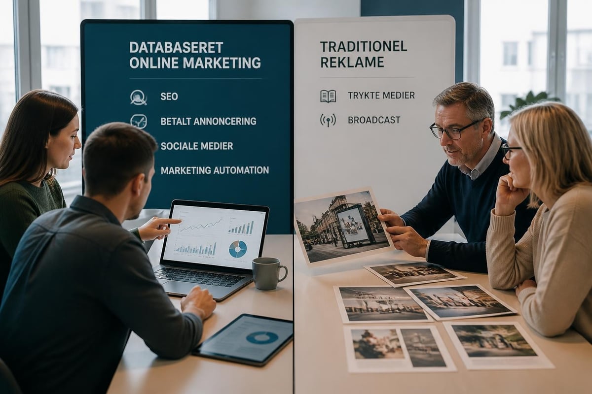 Digital vs traditionel marketing strategi