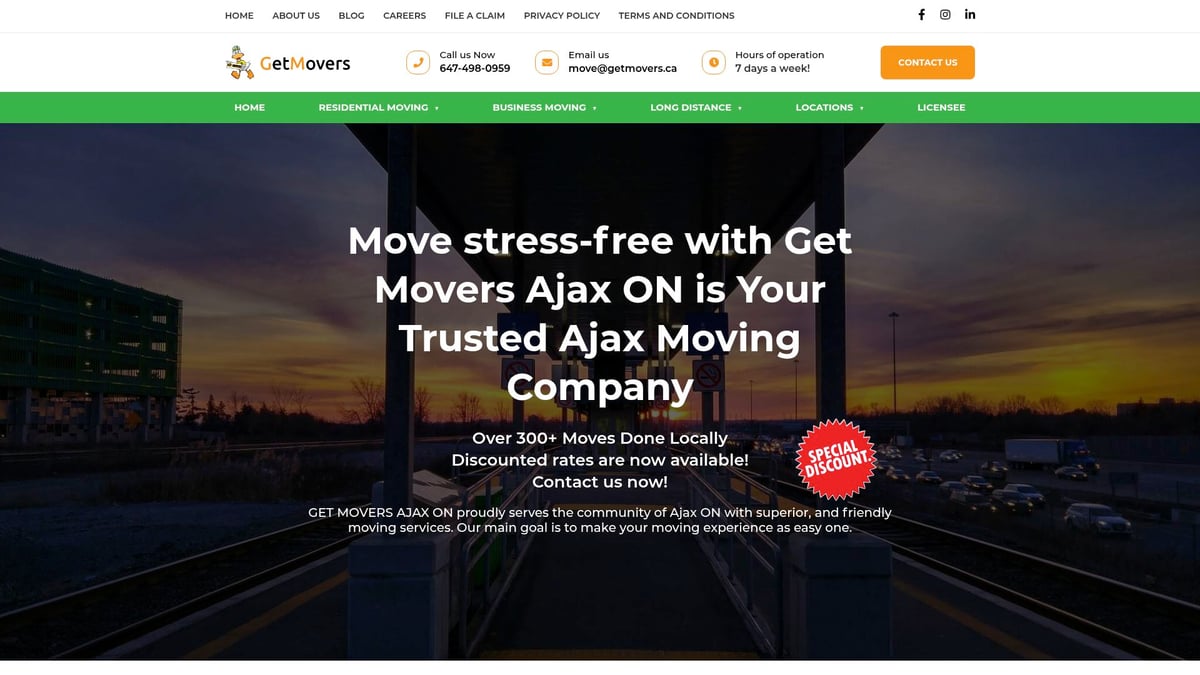Top 7 Movers Ajax Picks for Stress-Free Relocation in 2025 - Get Movers Ajax