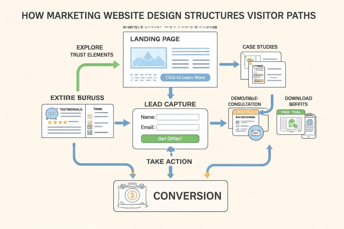 Website conversion architecture