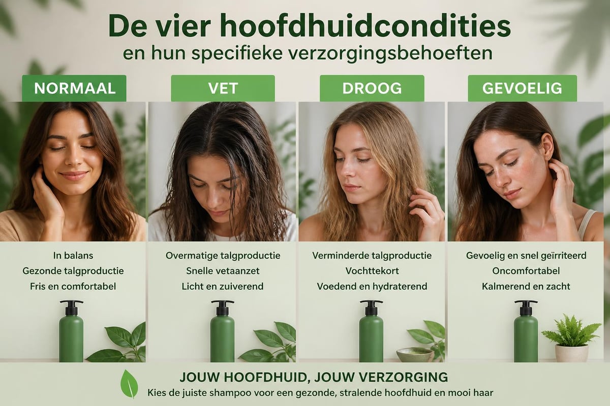 Hoofdhuidtypen identificatie
