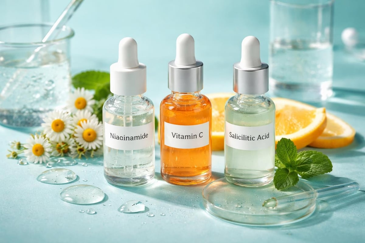 Active serum ingredients working together
