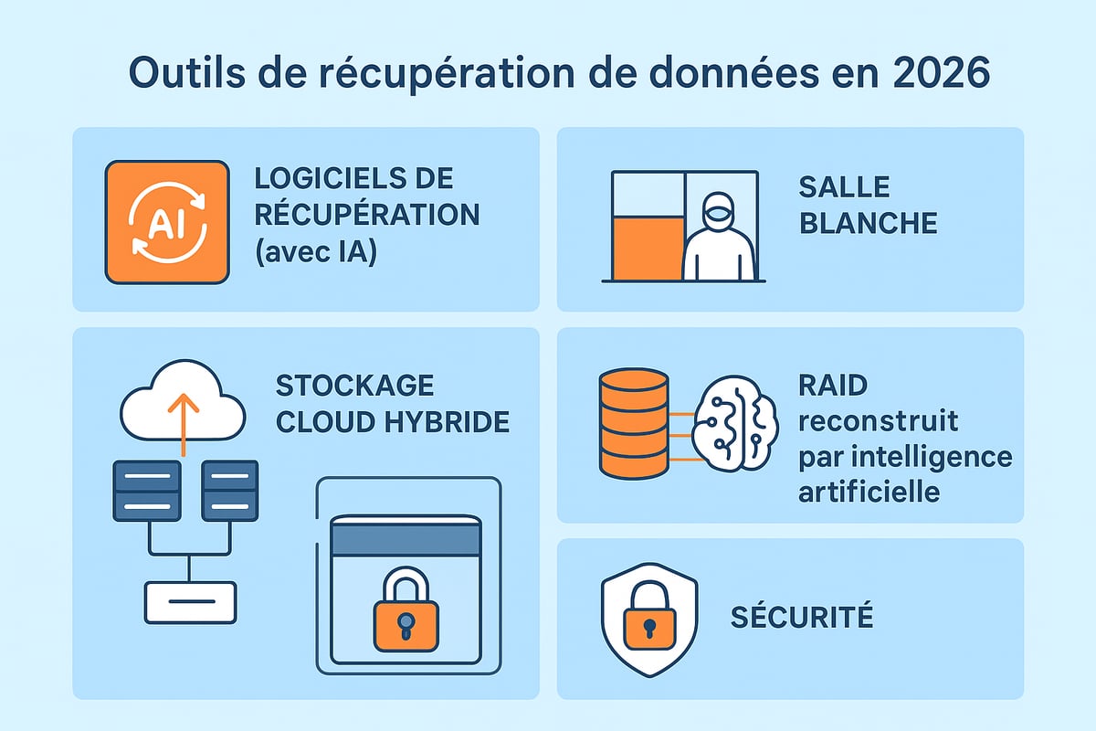 Les outils et technologies de récupération de données en 2026