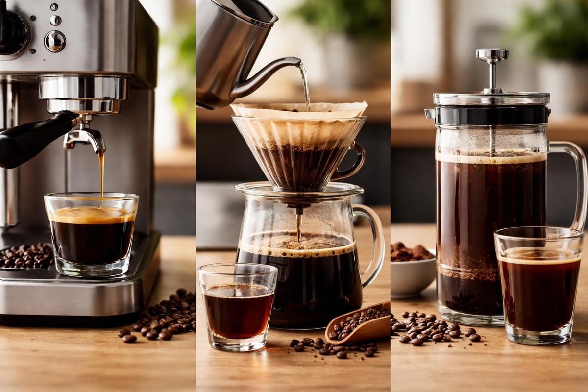 Méthodes d'extraction du café