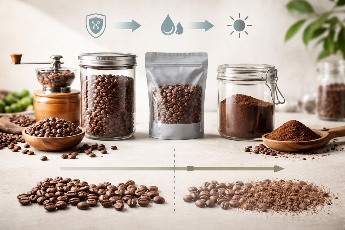 Conservation optimale du café
