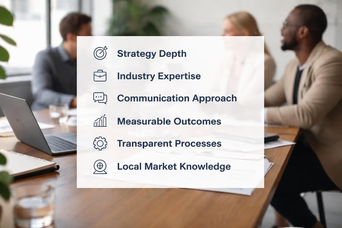 Agency selection criteria