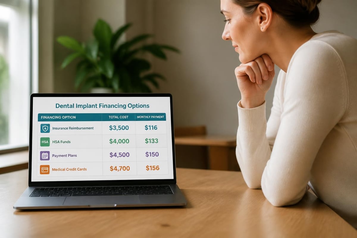 Implant financing comparison