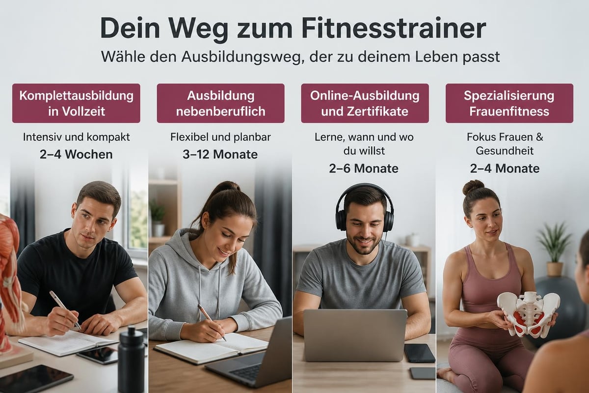 Fitnesstrainer Ausbildungswege