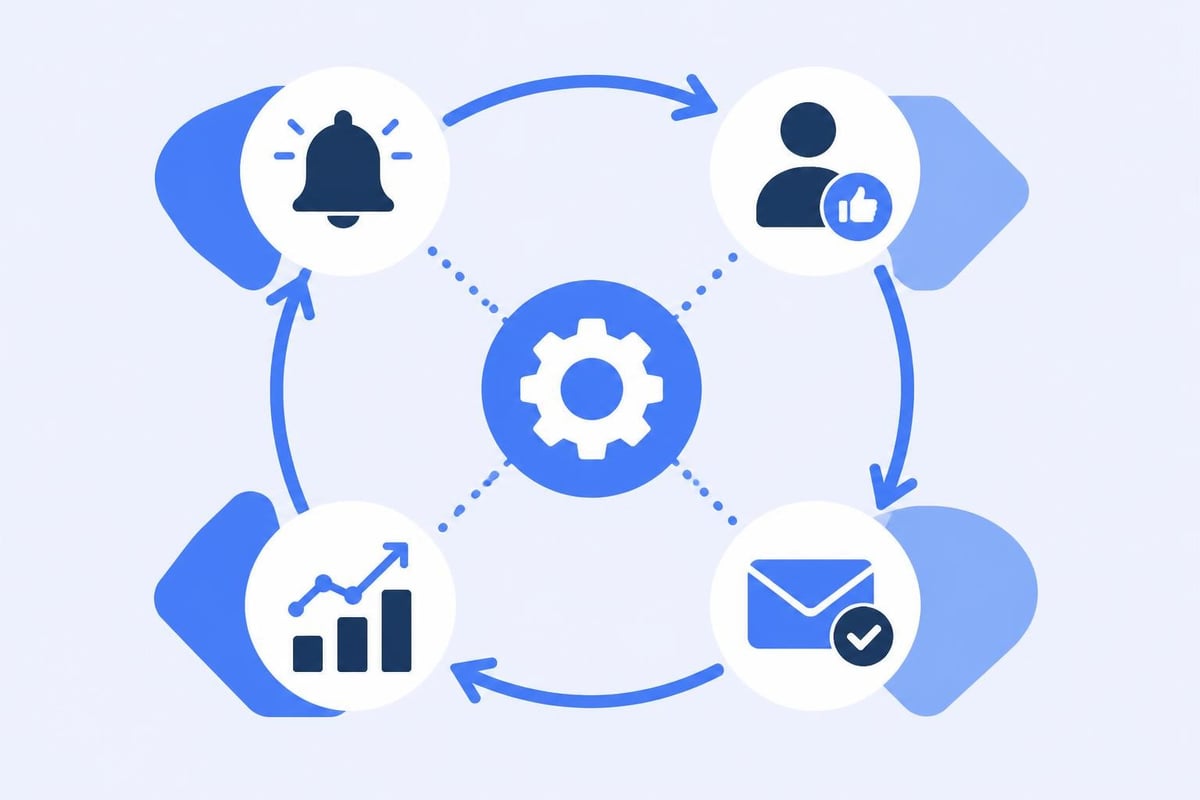 Marketing automation workflow components