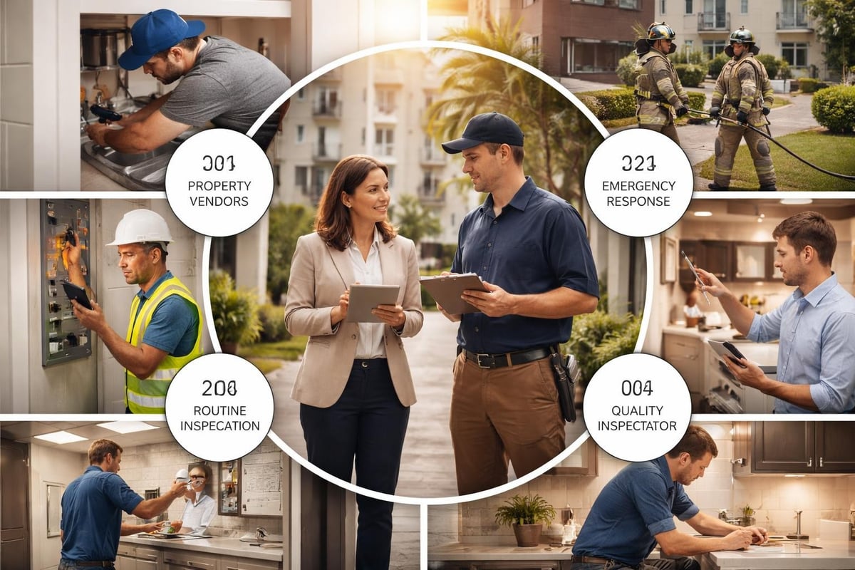 Property maintenance coordination