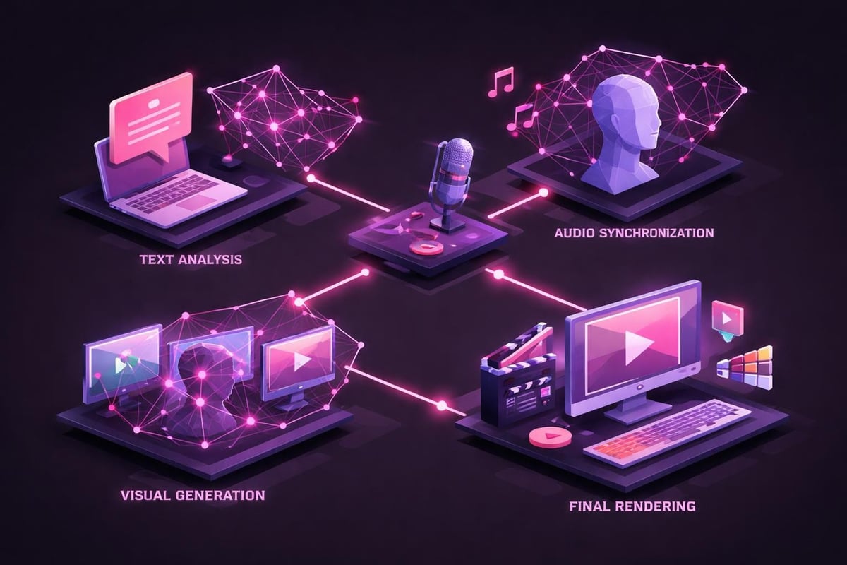 AI video generation workflow