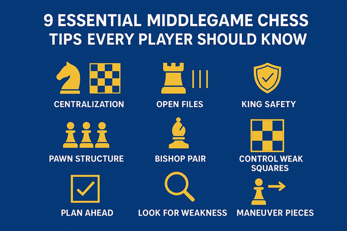 9 Essential Middlegame Chess Tips Every Player Should Know