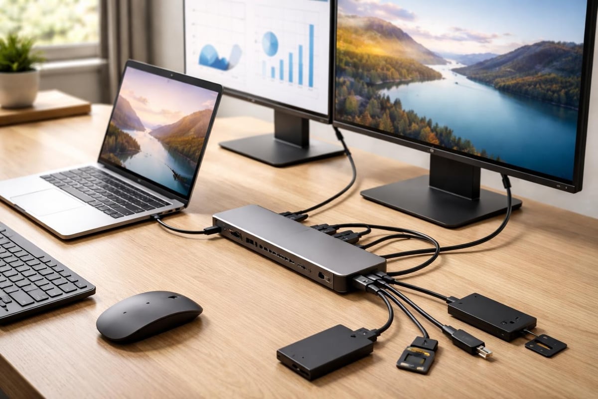 USB hub connection diagram