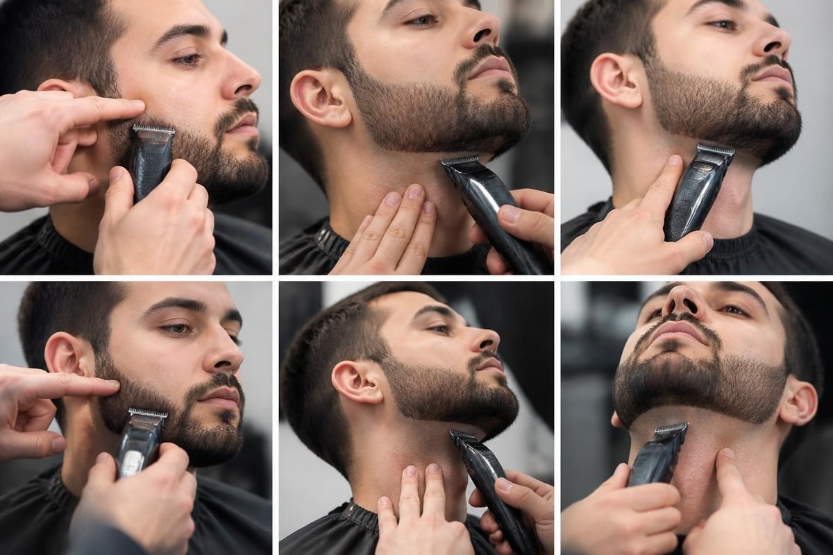 Beard shaping techniques