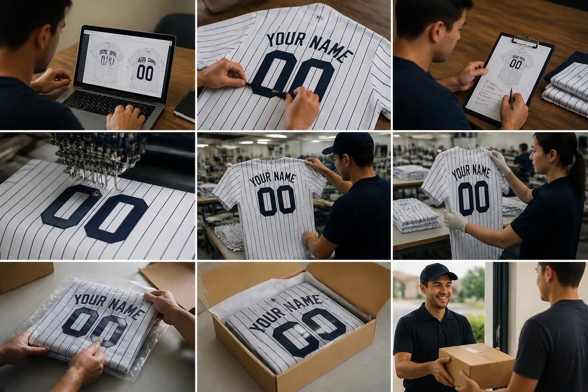 Custom jersey ordering workflow