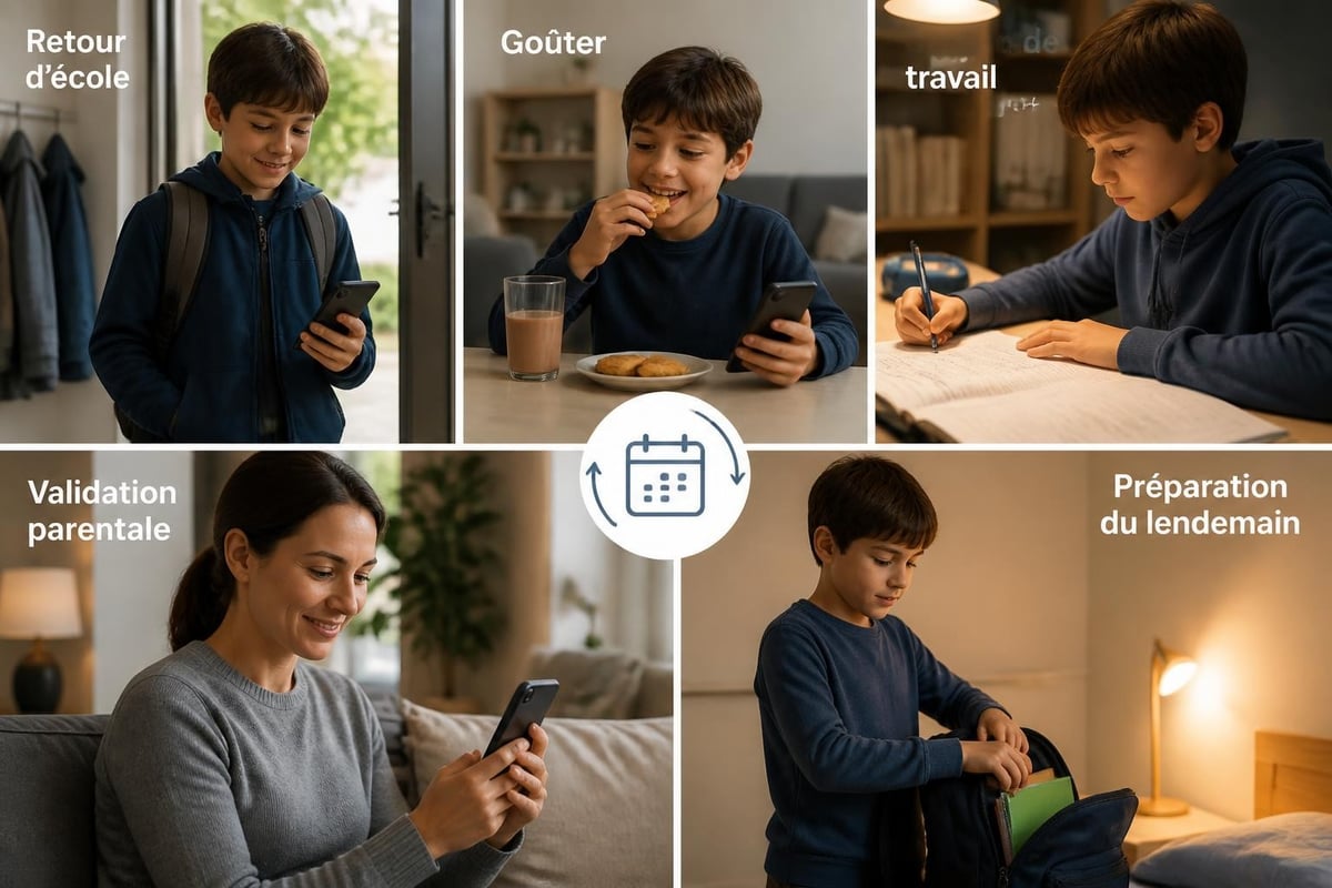 Routine familiale numérique