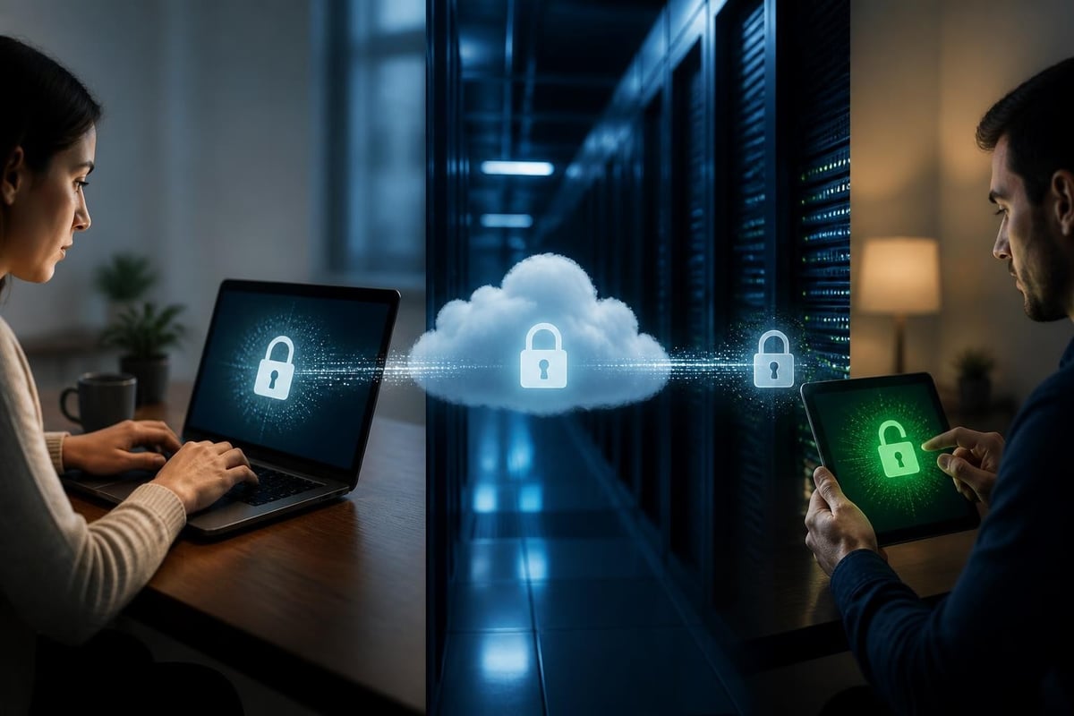 End-to-end encryption workflow