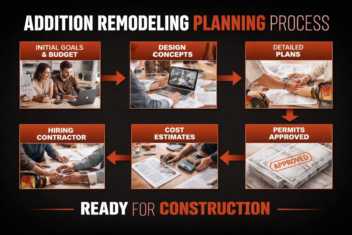 Home addition planning stages