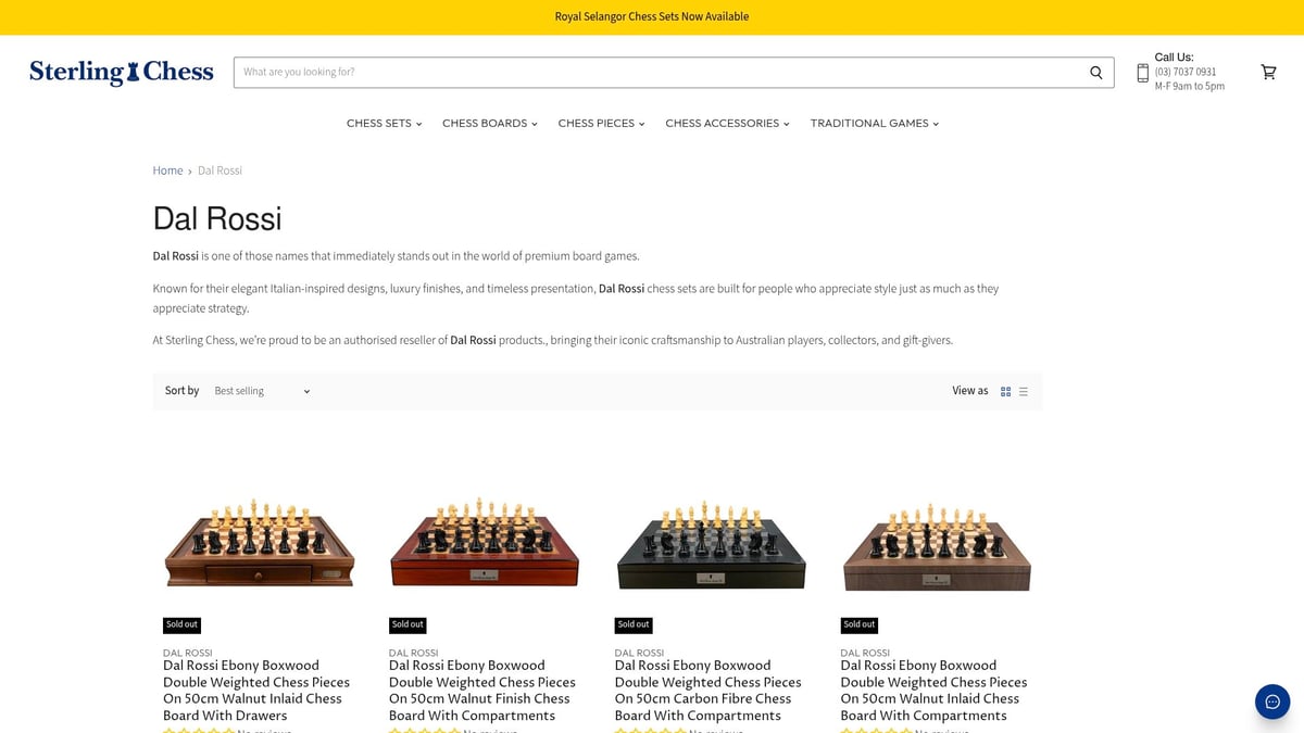 7 Best Premium Chess Board Picks for 2026 - Dal Rossi Italy Walnut & Maple Chess Board